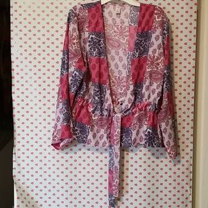 GAP, silky wrap top, womans P/S, EUC